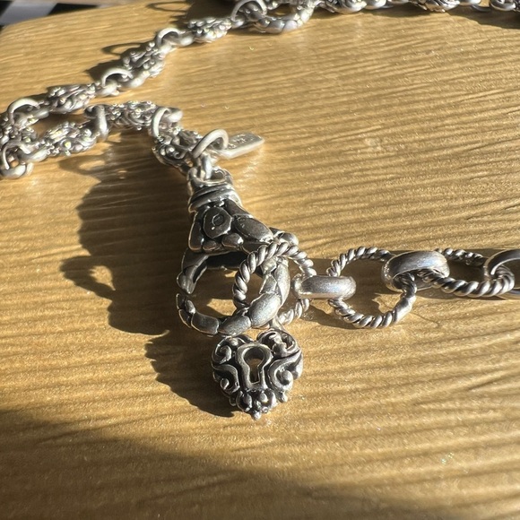 SARDA Sterling Silver Heart Locket Anklet🔒🩶 - Picture 8 of 16